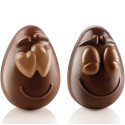 Smiling Eggs o Uova sorridenti Kit 3D Stampo Cioccolato Termoformato da Silikomart