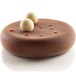 Eclipse 1000 Silikomart (Ø18×H4,5cm) – Stampo in Silicone per Semifreddi e Torte (1000ml)