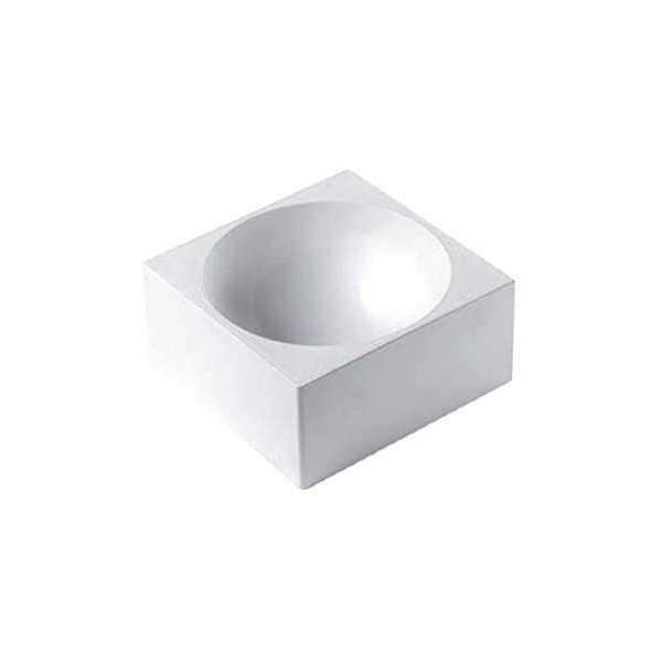Stampo Zuccotto Tortaflex Zuc in silicone bianco di diametro 180 mm e volume 1570 ml da Silikomart