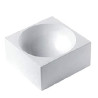 Stampo Zuccotto Tortaflex Zuc in silicone bianco di diametro 135 mm e volume 654 ml da Silikomart Stampo Zuccotto Tortaflex Zuc in silicone bianco di diametro 135 mm e volume 654 ml da Silikomart