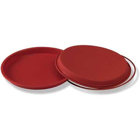 diametro 28 cm TE resistente alle alte temperature 1PC Rosso. stampo rotondo in silicone per pizza 