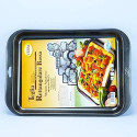 Teglia per pizza e biscotti, in alluminio antiaderente, rettangolare bassa, da Vespa