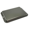 Teglia per pizza in alluminio teflonato o antiaderente 37 x 26 x 3 h mm
