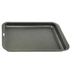 Teglia per Pizza e Biscotti Rettangolare Bassa Vespa (37×26/44×30cm) – Alluminio Antiaderente (H3cm)