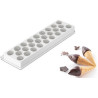 Stampo mini gelati Fiamma da Silikomart a forma di fiamma per mini cialde a forma di cono Stampo mini gelati Fiamma da Silikomart a forma di fiamma per mini cialde a forma di cono