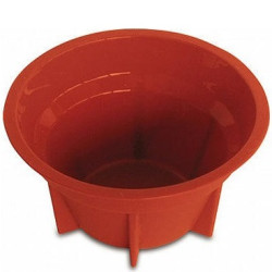 Stampo muffin monoporzione grande in silicone di diametro 9 cm ed altezza 5 cm da Silikomart