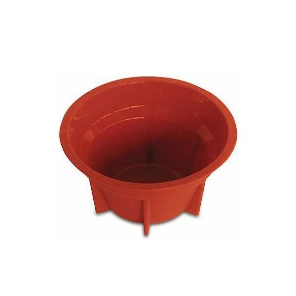 Stampo muffin monoporzione grande in silicone di diametro 9 cm ed altezza 5 cm da Silikomart