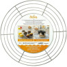 Griglia raffredda torte e di colaggio tonda in acciaio inox diametro 32 cm, da Decora Griglia raffredda torte e di colaggio tonda in acciaio inox diametro 32 cm, da Decora