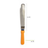 Spatola angolare piatta lunga 38 cm con lama 25 cm in acciaio inox da Decora Spatola angolare piatta lunga 38 cm con lama 25 cm in acciaio inox da Decora