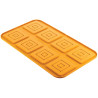 Stampo Quadrato 3.0 per 8 impronte in silicone giallo da Silikomart Linea Naturae Stampo Quadrato 3.0 per 8 impronte in silicone giallo da Silikomart Linea Naturae