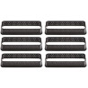 Tarte Ring Rectangular 6 Anelli micro-forati di 12 cm da Silikomart