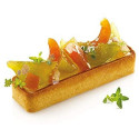 Tarte Ring Rectangular 120x35xh20 mm Silikomart anello microforato per crostatina rettangolare set 6 pz