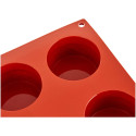 Cylinders SF028 Silikomart: stampo in silicone 8 monoporzioni a cilindro diametro 6 cm, altezza 3,5 cm