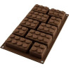 Stampo Choco Block forma Mattoncini Lego in silicone da Silikomart