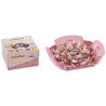 Dolce Arrivo Maxtris Mix Frutta Rosa, in vassoio da 500 g. Ciocomandorla azzurri, incartati singolarmente Dolce Arrivo Maxtris Mix Frutta Rosa, in vassoio da 500 g. Ciocomandorla azzurri, incartati singolarmente