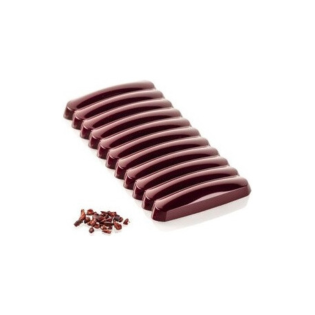 CH019 Cupola T: stampo in Tritan per 3 tavolette cioccolato da Silikomart