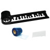 Goccia Silikomart: stampo in silicone per fascia h 4,5 cm da ø60 a ø26 cm Goccia Silikomart: stampo in silicone per fascia h 4,5 cm da ø60 a ø26 cm