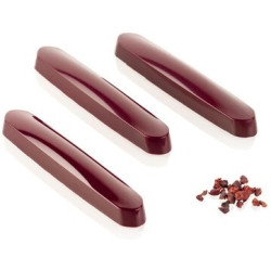 CH018 Cupola B: Stampo Tritan Cioccolato 8 Barrette Silikomart