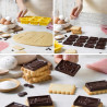 Set CiocCookies Pasqua: tagliapasta in plastica per gallette e Stampo Termoformato per placchette di Cioccolato da Decora
