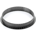 Kit Tarte Ring Round 12 cm: set 2 stampi in silicone + 4 anelli tondi per crostate da Silikomart