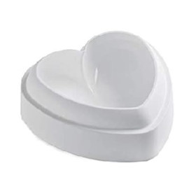 600 o 1000 ml Cuore Silikomart stampo silicone con cutter per torta Ti Amo o Amore
