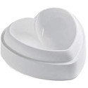 Kit Stampo Torta Ti amo 1000 in silicone bianco da Silikomart