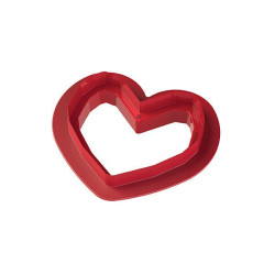 SILIKOMART STAMPO SILICONE TI AMO TAGLIAPASTA TORTA TORTE GELATI DOLCI CUORE 