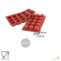Stampo 15 Piccoli Cubi o Small Cube da 3,5 cm in silicone SF105 di Silikomart