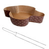 Kit Spillone 50 cm con 10 Stampi Colomba in carta cellulosa calandrata per colombe dal peso di 1 Kg Kit Spillone 50 cm con 10 Stampi Colomba in carta cellulosa calandrata per colombe dal peso di 1 Kg