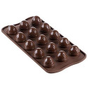 Stampo cioccolato ovetti tridimensionali con decoro a colata Choco Drop da Silikomart