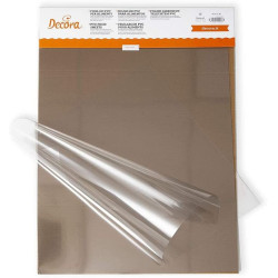 30 o 60x40 cm 10 Fogli in Pvc per alimenti o fogli acetati