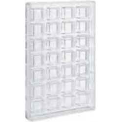 1,5 o 1,8 cm Stampo policarbonato cremino cioccolatino 2,5x2,5xh1,5 cm o 2,3x2,3xh1,8 cm da 9 g