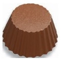 Stampo cioccolato bicchierino rigato, in policarbonato