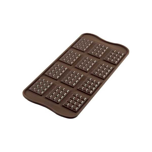 Stampo Tablette: stampo in in silicone per tavolette cioccolato da Silikomart