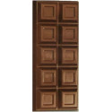 Stampo Cioccolato Tavoletta rettangolare da 1 Kg: composta da 1 cavità lunga 15 x 7,5 cm x h 38,5 mm