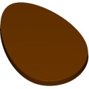Tavoletta uovo piatto di cioccolato 300 g :stampo in policarbonato per tavoletta uovo di 200x138xh13 mm