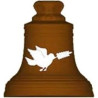 Stampo campana 50 g, stampo in policarbonato a forma campana di cioccolato Stampo campana 50 g, stampo in policarbonato a forma campana di cioccolato