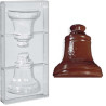 Stampo campana 100 g, stampo in policarbonato a forma campana di cioccolato Stampo campana 100 g, stampo in policarbonato a forma campana di cioccolato