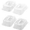 Gufo Alfie e Pinguino Alfred kit 4 stampi termoformati soggetti di cioccolato 3D Gufo Alfie e Pinguino Alfred kit 4 stampi termoformati soggetti di cioccolato 3D