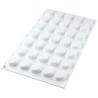 Stampo Micro Oval o Micro Ovali o Oblunghi, da 26,5 mm x 19,5 mm ed altezza 12,5 mm in silicone di Silikomart Stampo Micro Oval o Micro Ovali o Oblunghi, da 26,5 mm x 19,5 mm ed altezza 12,5 mm in silicone di Silikomart