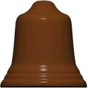 Stampo Campanella 50 g: stampo cioccolato in policarbonato per campanella di diametro 8 cm ed altezza 8 cm