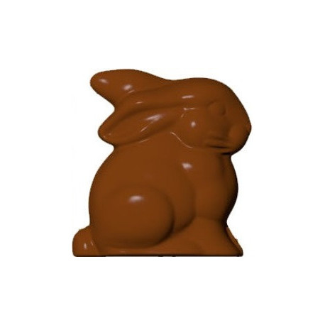 Stampo Coniglio da 250 g: stampo in policarbonato pe cioccolato a forma di coniglio