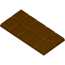 Stampo Cioccolato Tavoletta onda dal peso 50 g e lunga 120 mm