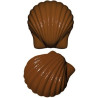 Stampo cioccolato Conchiglia Marina 10 g grande 34 x 33 x h 15 mm in policarbonato