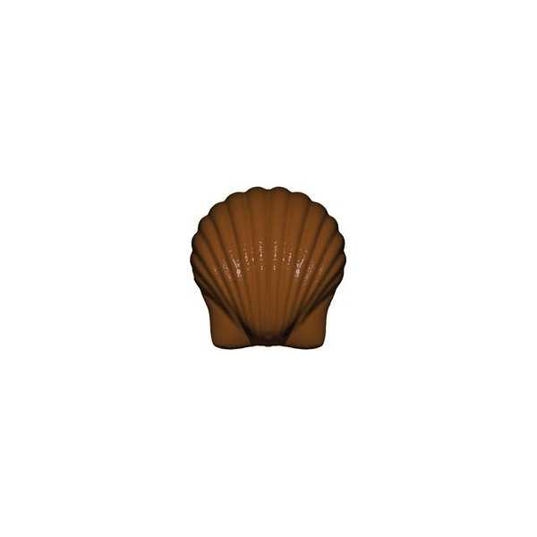 Stampo cioccolato Conchiglia Marina 10 g grande 34 x 33 x h 15 mm in policarbonato