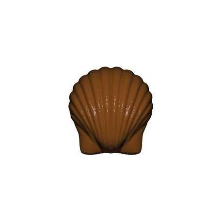 Stampo cioccolato Conchiglia Marina 10 g grande 34 x 33 x h 15 mm in policarbonato