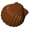 Stampo cioccolato Conchiglia Marina 10 g grande 34 x 33 x h 15 mm in policarbonato