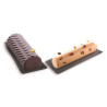 26x8 o 28,5x12 cm Set 10 vassoi rettangolari in plastica neri h 7 mm, riutilizzabili da Silikomart 26x8 o 28,5x12 cm Set 10 vassoi rettangolari in plastica neri h 7 mm, riutilizzabili da Silikomart