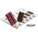 Stampi gelato Chocostick da Silikomart: 2 stampi silicone + 1 Vassoio 30x40 cm + 50 bastoncini Stecco in legno di faggio