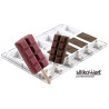 Stampi gelato Chocostick da Silikomart: 2 stampi silicone + 1 Vassoio 30x40 cm + 50 bastoncini Stecco in legno di faggio